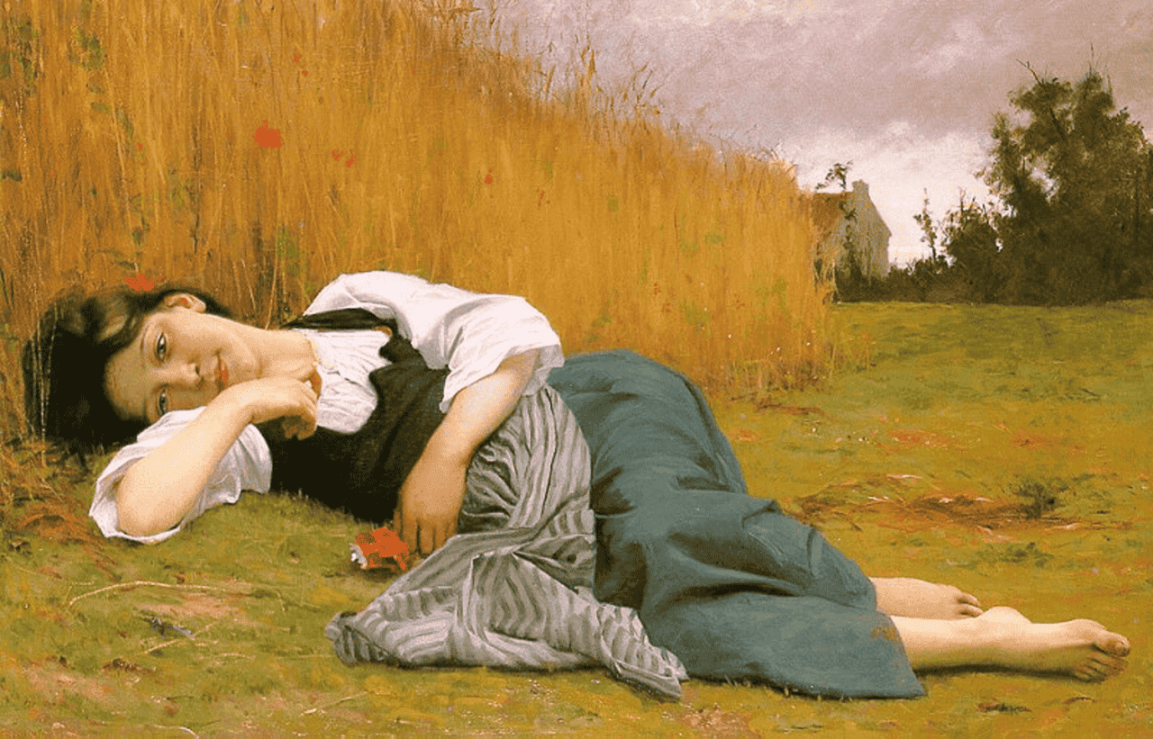 Rest at Harvest — William-Adolphe Bouguereau