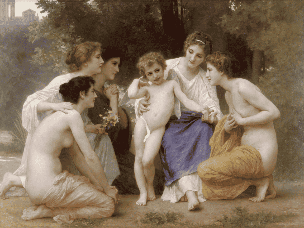 Ladmiration — William-Adolphe Bouguereau