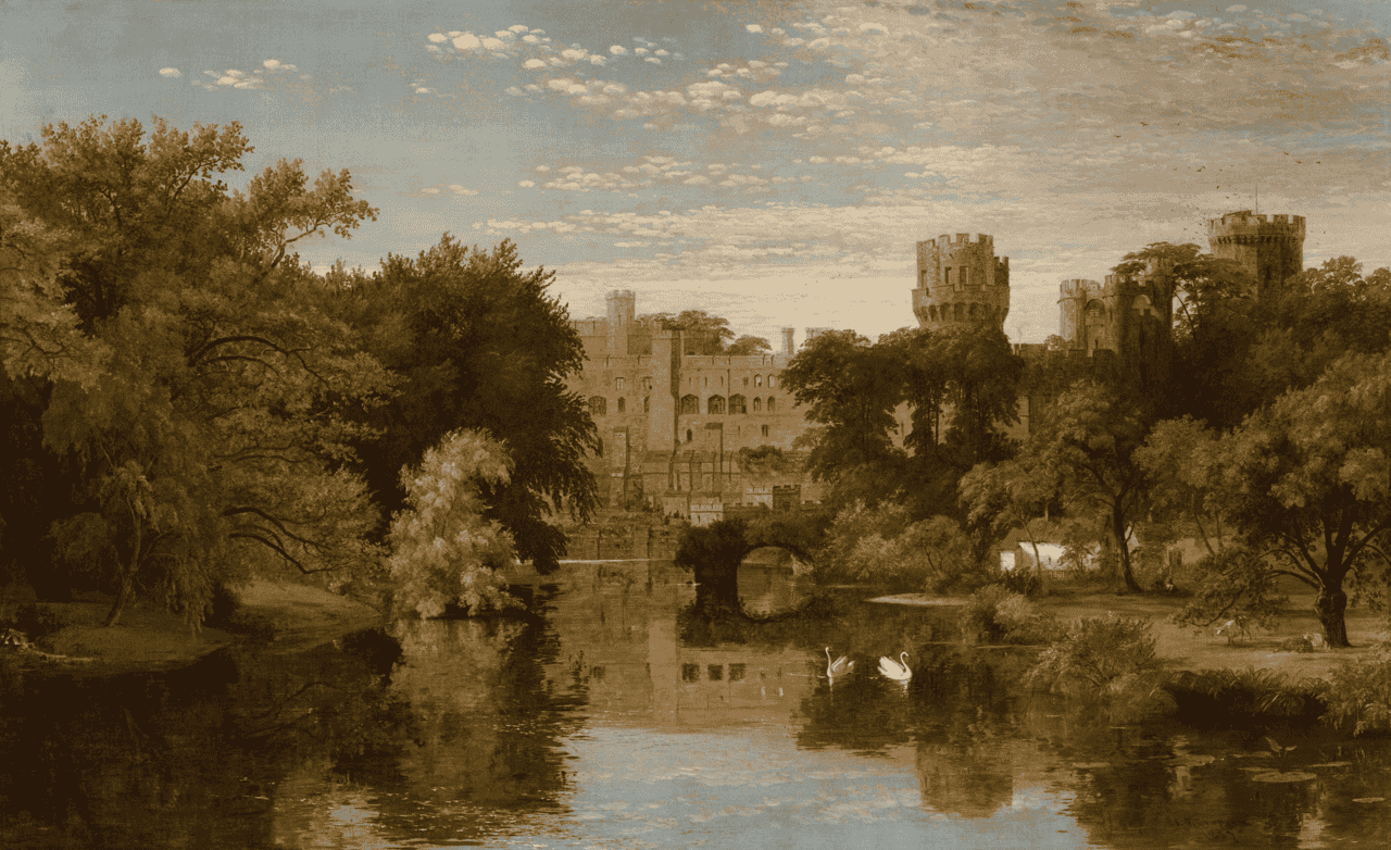 Warwick Castle, England — Jasper Francis Cropsey