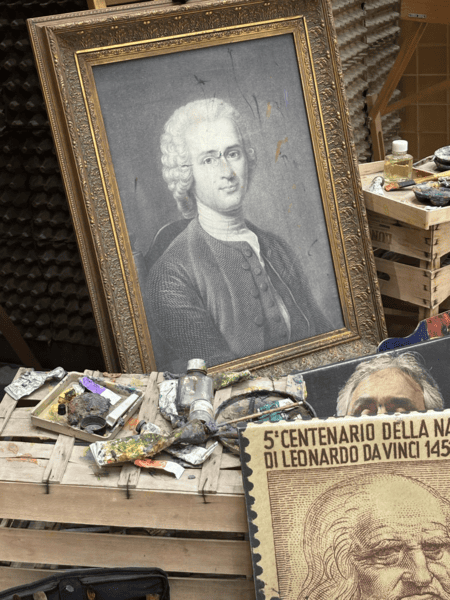 Found a pic of my boy at the mall. I don't think he would have liked it.